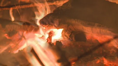 Fire burning Stock Footage 853617