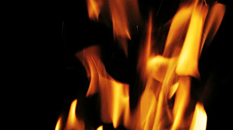 Fire burning Stock Footage 32707147