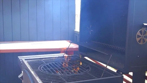 The fire is burning Stockbeeldmateriaal 107872553