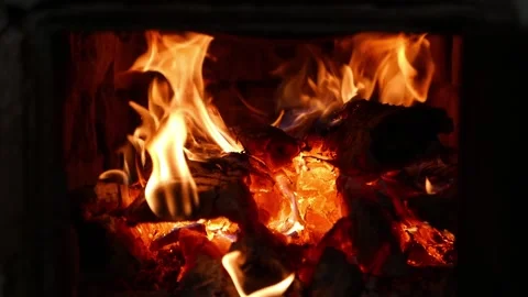 Fire burning Stock Footage 166684231