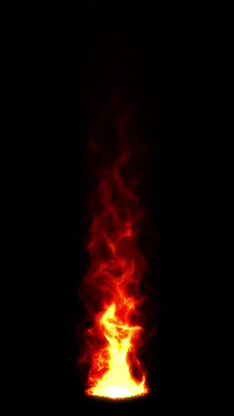 Fire Burning Stock Footage 328589704