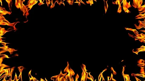 Fire Burning Frame Stock Footage 103551639
