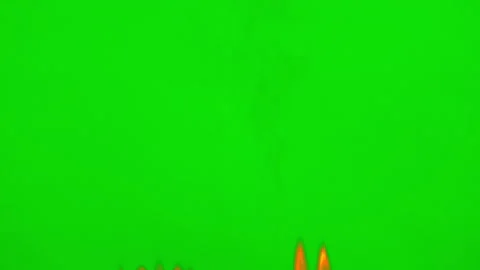 Fire burning fuel on red yellow bright on green  background on slow motion video 스톡 동영상 226803785