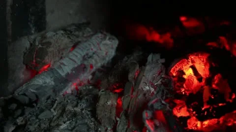 Fire burning at home to make warmth, firewood burning, Stock Footage 10835479