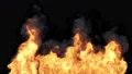 Fire Burning Loop 4k or 4k+ Resolution