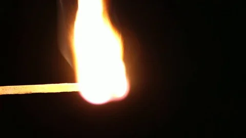 Fire burning on matchstick 스톡 동영상 111474002