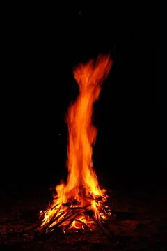 Fire burning Foto stock
