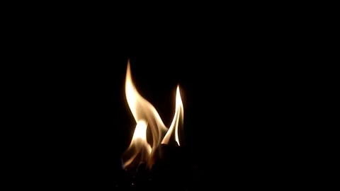 Fire burning stock video background Stock Footage 282945848