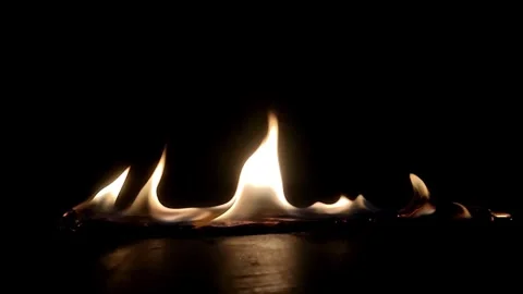 Fire burning stock video background Stock Footage 282945865