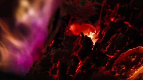 Fire Burning Time Lapse Stock Footage 27522179