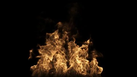 Fire Burns Stockillustratie