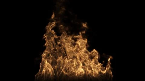 Fire Burns Stockillustratie