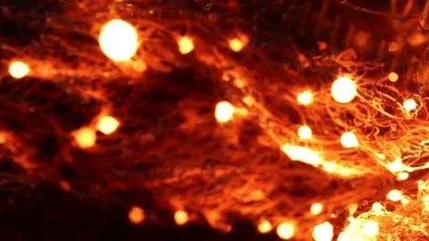 Fire Burns Quickly Through Steel Wool MAC Stock Footage 74538994