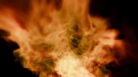 Fire burst explosion C1 red lower 01b Stock Footage 319921712