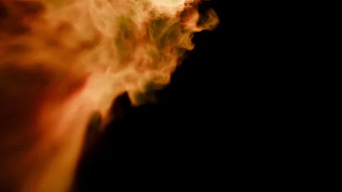 Fire burst explosion C1 red upper 01a Stock-Footage 319921725