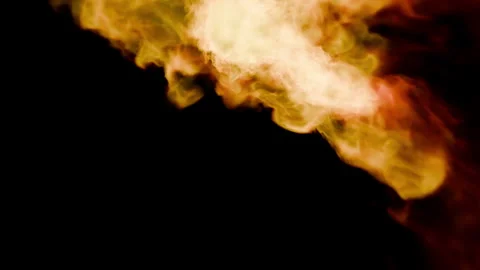 Fire burst explosion C1 red upper 01b Stock-Footage 319923194