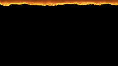 Fire bursts from different sides on the screen. Stock Footage 155068870