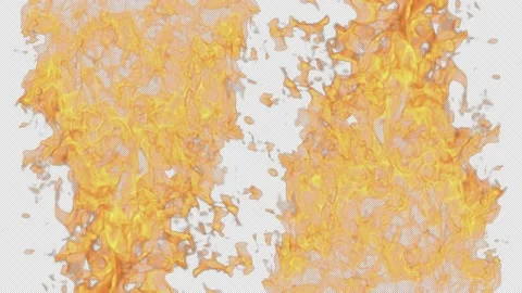 Fire bursts on a transparent background for transitions and splash screens. Stock Footage 162223702