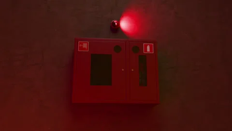 Fire Cabinet Stock Footage 313991187