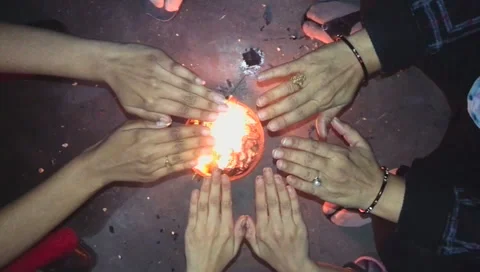 Fire Camp Stock-Footage 35519958