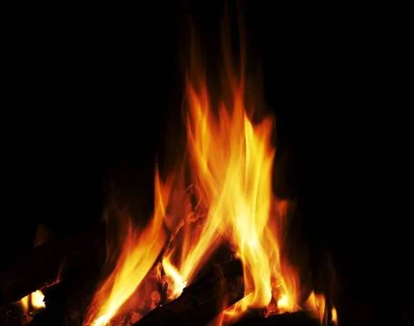 Fire Camping fire on the black background Copyright: xZoonar.com/GalynaxAn... Stock Photos