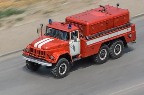 Fire car Stock Photos