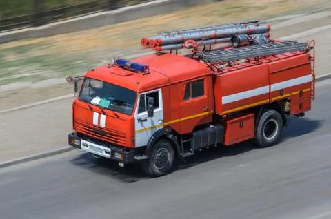Fire car Stock Photos