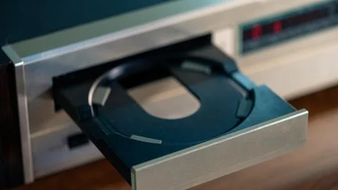 Fire up the CD player and get ready to listen to great music Stock Photos