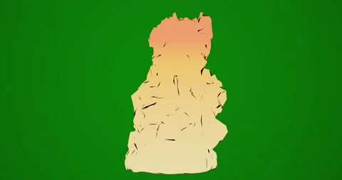 Fire cell shading Video stock 238808129