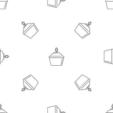 Fire chemistry glass pattern seamless vector 스톡 일러스트