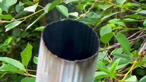 The fire from the chimney of the samovar Video stock 114760193