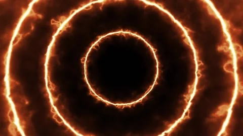 Fire circle Video stock 167508396