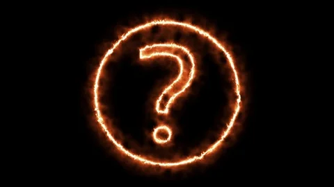 FIRE CIRCLE LETTER soru Stock Footage 101280989