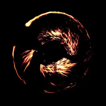 Fire circle Stock Photos