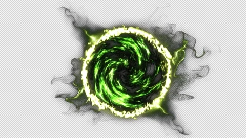 Fire Circle PORTAL Stock Footage 149831794