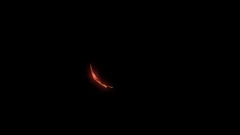 Fire circle tunnel animation Stock Footage 117095416
