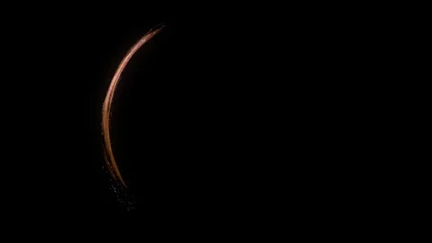 Fire circle tunnel animation Video stock 117095425