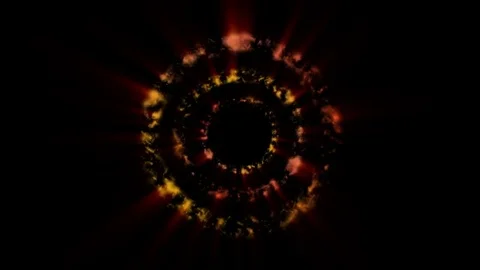 Fire circles Stockbeeldmateriaal 69198623