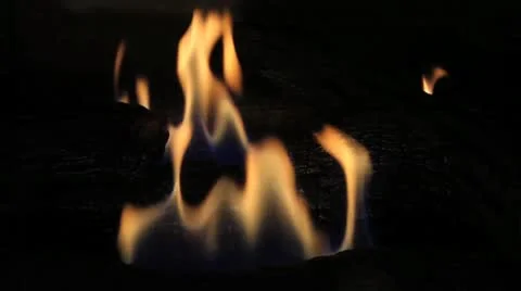 Fire Close-Up 23.98 1080 Stock Footage 10567113