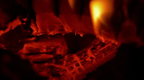 Fire close up 3 Stock Footage 24704054