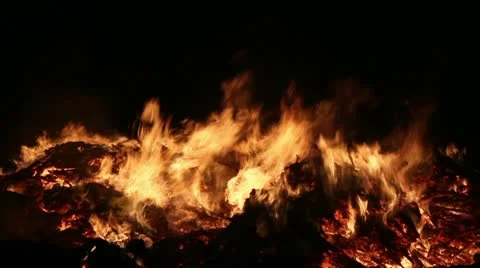 Fire Close Clip 08 Stock Footage 11059164