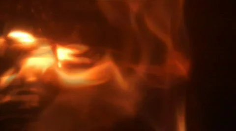 Fire close-up Video stock 64864