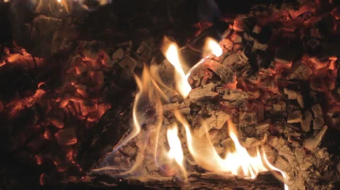 Fire close Stock Footage 32453739