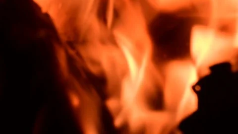 Fire close up Stock Footage 84321158