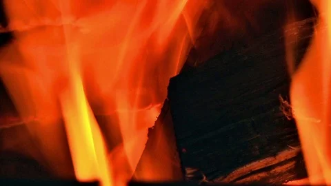 Fire close up Video stock 99000204