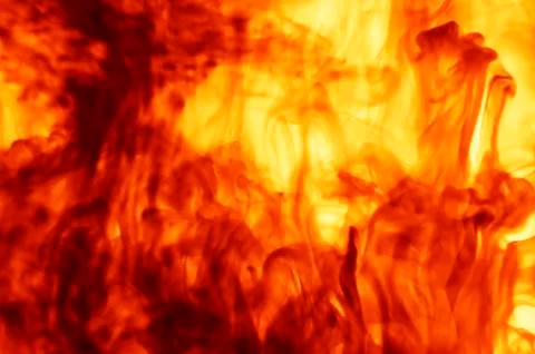 Fire close-up Illustrazione stock