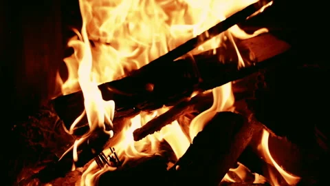 Fire Close Shot Stock Footage 152924681