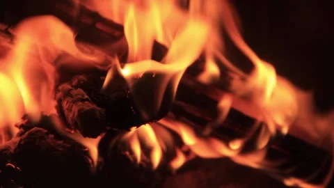 Fire, closeup Stock Footage 238402568