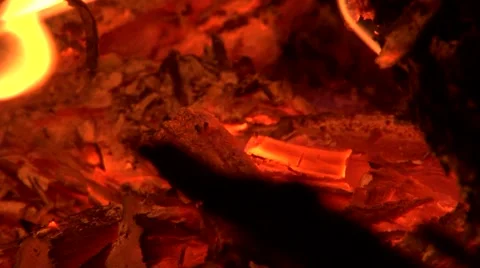 Fire Closeups Stock Footage 48669429