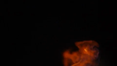 Fire cloud in slow motion Video stock 107889413